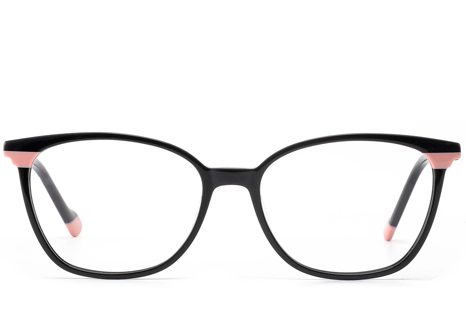 BS1902-0173_Black_Butterfly_Acetate_Glasses_front
