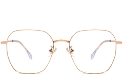 BS1913-0004_Pink_Geometric_Metal_Glasses_front