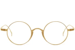 BS1913-0006_Golden_Oval_Metal_Glasses_front