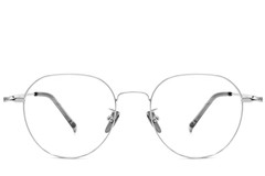 BS1913-0016_Silver_Oval_Metal_Glasses_front