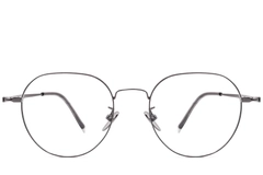 BS1913-0017_Grey_Oval_Metal_Glasses_front