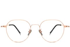 BS1913-0018_Pink_Oval_Metal_Glasses_front