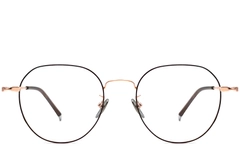 BS1913-0019_Black_Oval_Metal_Glasses_front