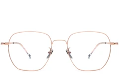 BS1913-0022_Pink_Geometric_Metal_Glasses_front