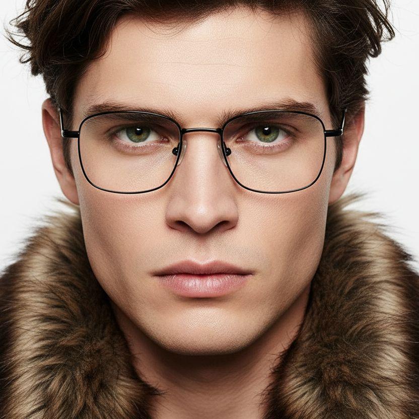 bs1913-0037_black_rectangular_metal_glasses_model