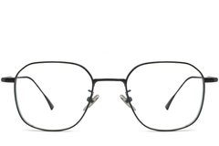 BS1913-0041_Black_Geometric_Metal_Glasses_front