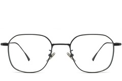 BS1913-0041_Black_Geometric_Metal_Glasses_front