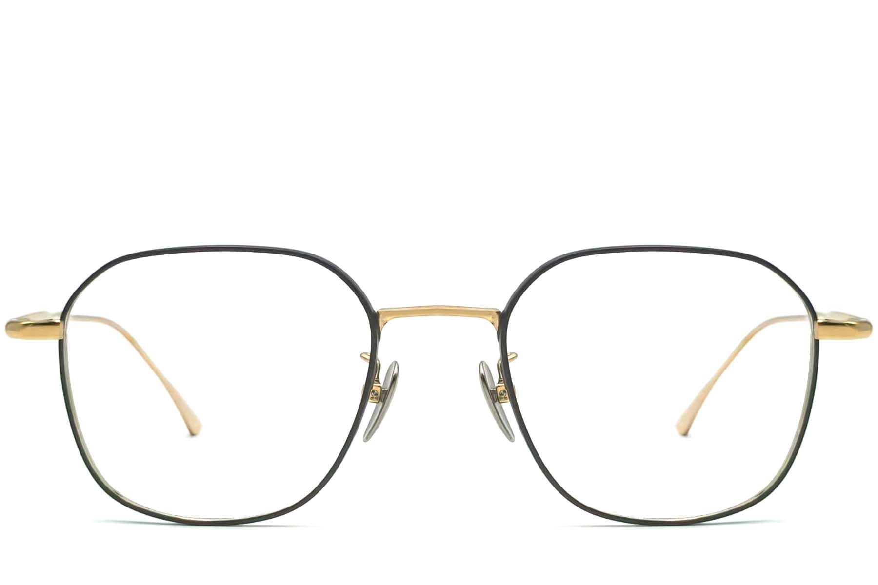 BS1913-0046_Black_Geometric_Metal_Glasses_front