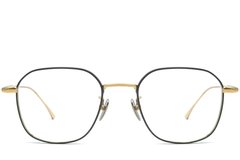 BS1913-0046_Black_Geometric_Metal_Glasses_front