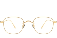 BS1913-0050_Golden_Rectangular_Metal_Glasses_front