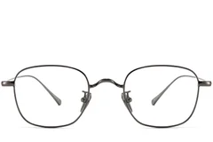 BS1913-0051_Grey_Rectangular_Metal_Glasses_front