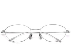 BS1913-0052_Silver_Oval_Metal_Glasses_front