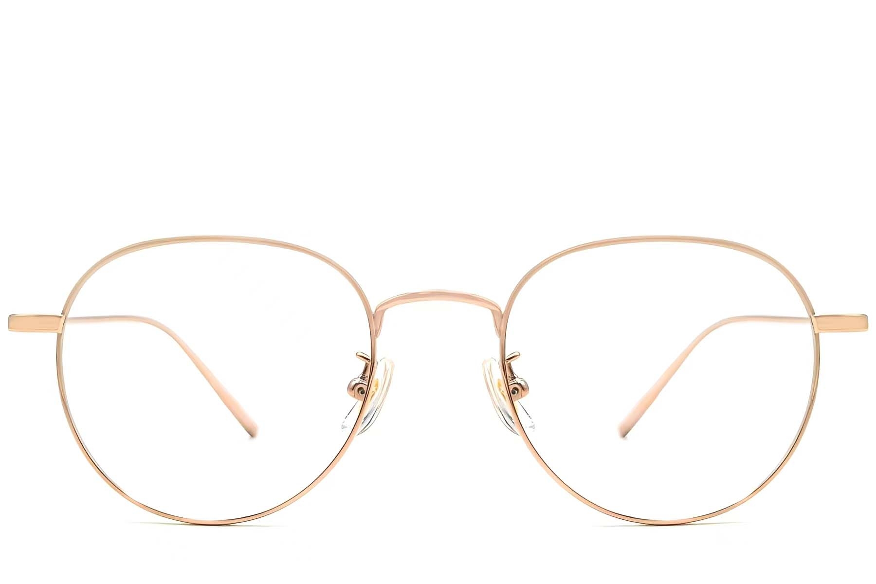 BS1913-0062_Pink_Oval_Titanium_Glasses_front