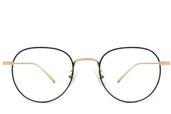 BS1913-0064_Black_Oval_Titanium_Glasses_front