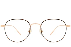 BS1913-0065_Tortoiseshell_Oval_Titanium_Glasses_front