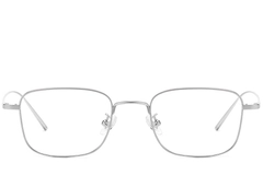 BS1913-0073_Silver_Rectangular_Titanium_Glasses_front