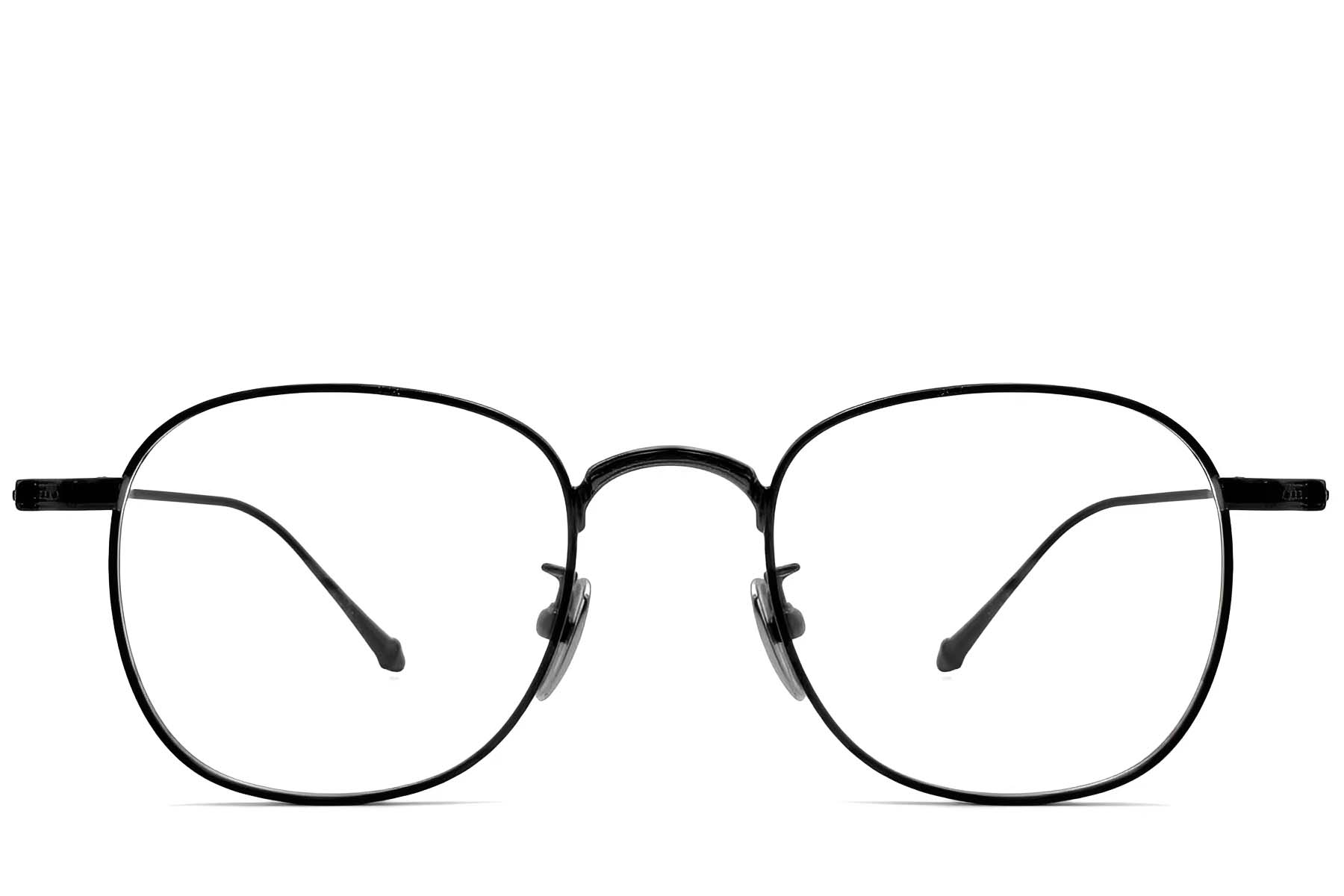 BS1913-0076_Black_Oval_Titanium_Glasses_front