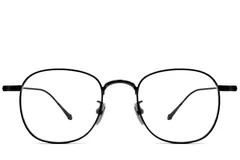 BS1913-0076_Black_Oval_Titanium_Glasses_front