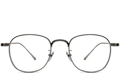 BS1913-0079_Grey_Oval_Titanium_Glasses_front