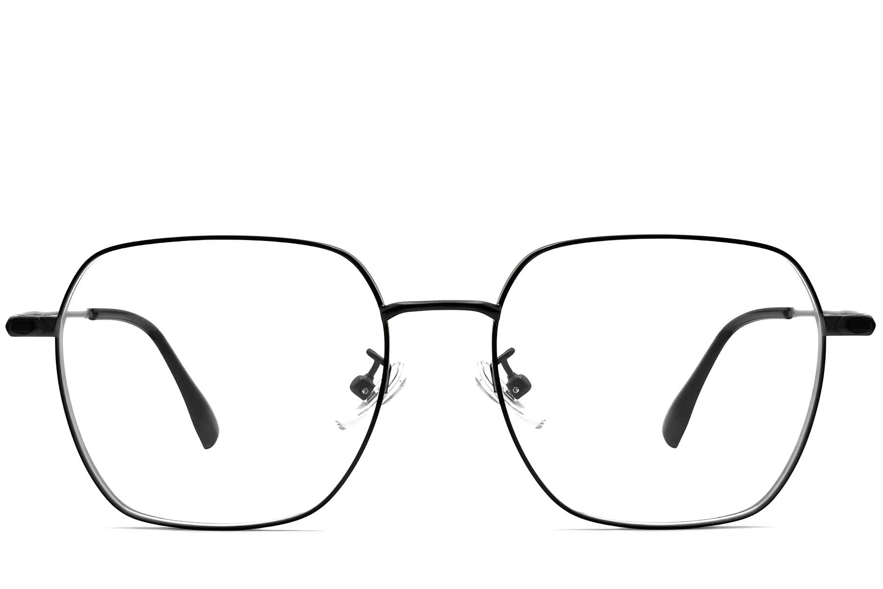 BS1913-0082_Black_Geometric_Titanium_Glasses_front