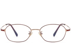 BS1913-0094_Red_Oval_Titanium_Glasses_front