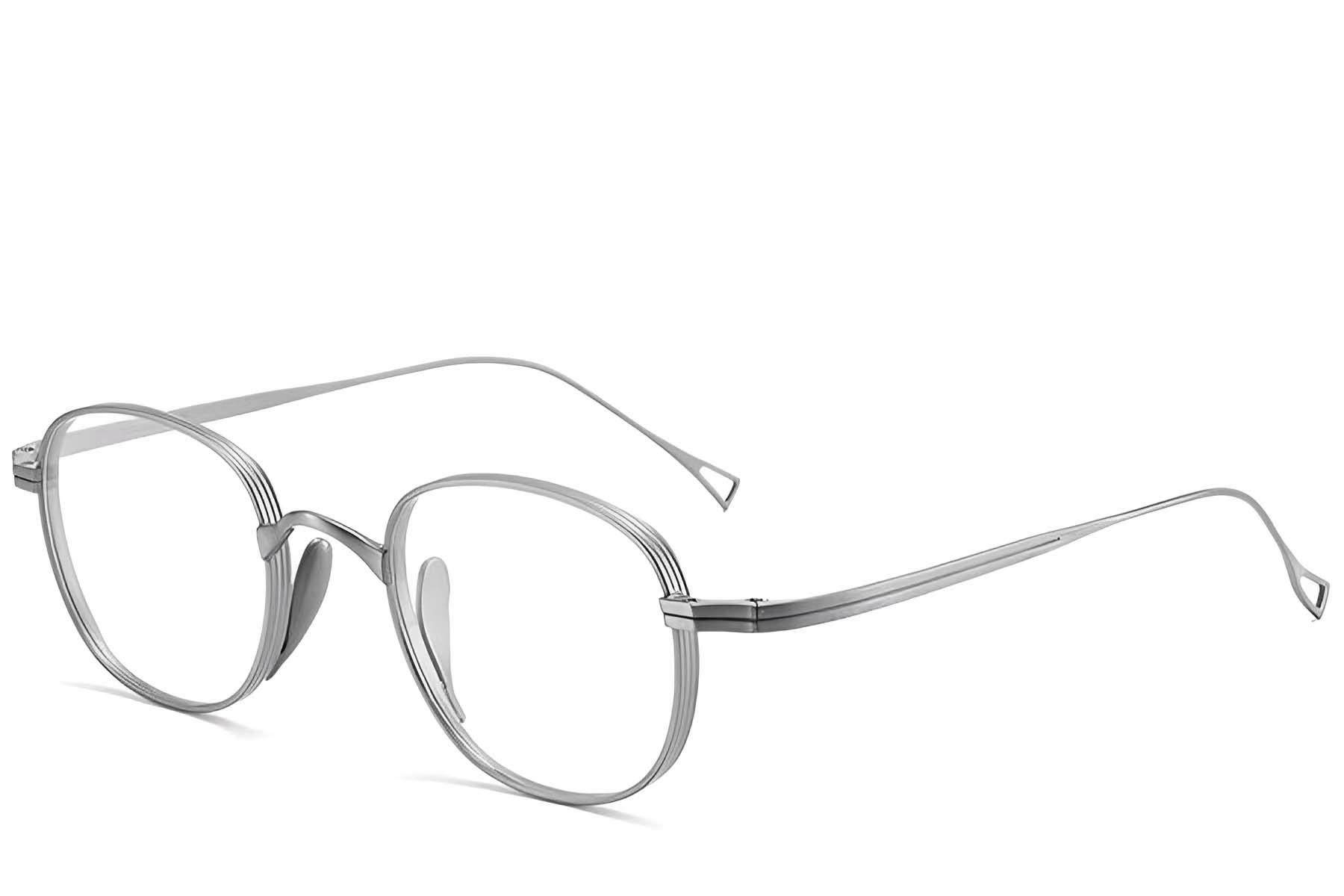 BS1913-0099_Silver_Rectangular_Titanium_Glasses_corner