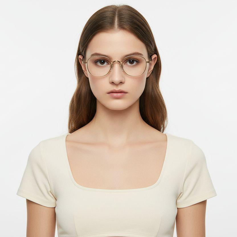bs1913-0100_golden_rectangular_titanium_glasses_model