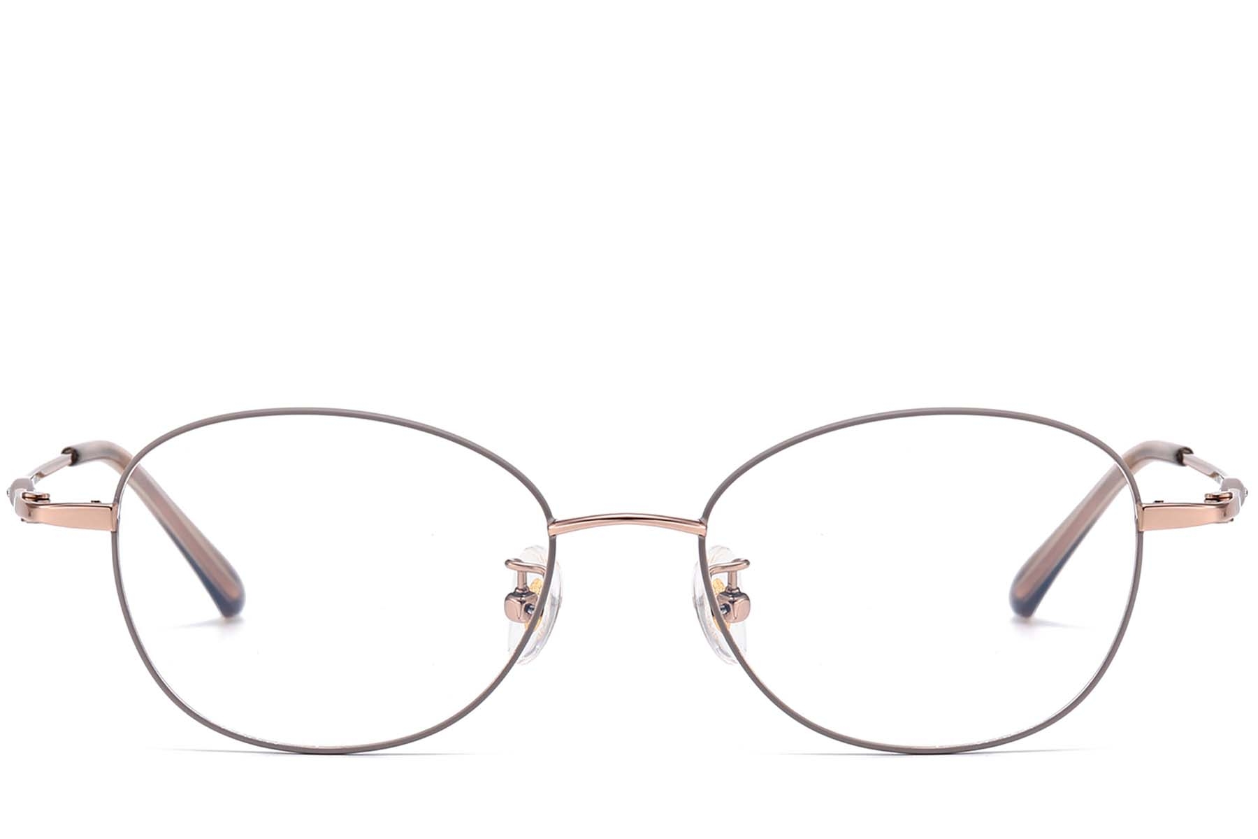 BS1913-0104_Grey_Oval_Titanium_Glasses_front