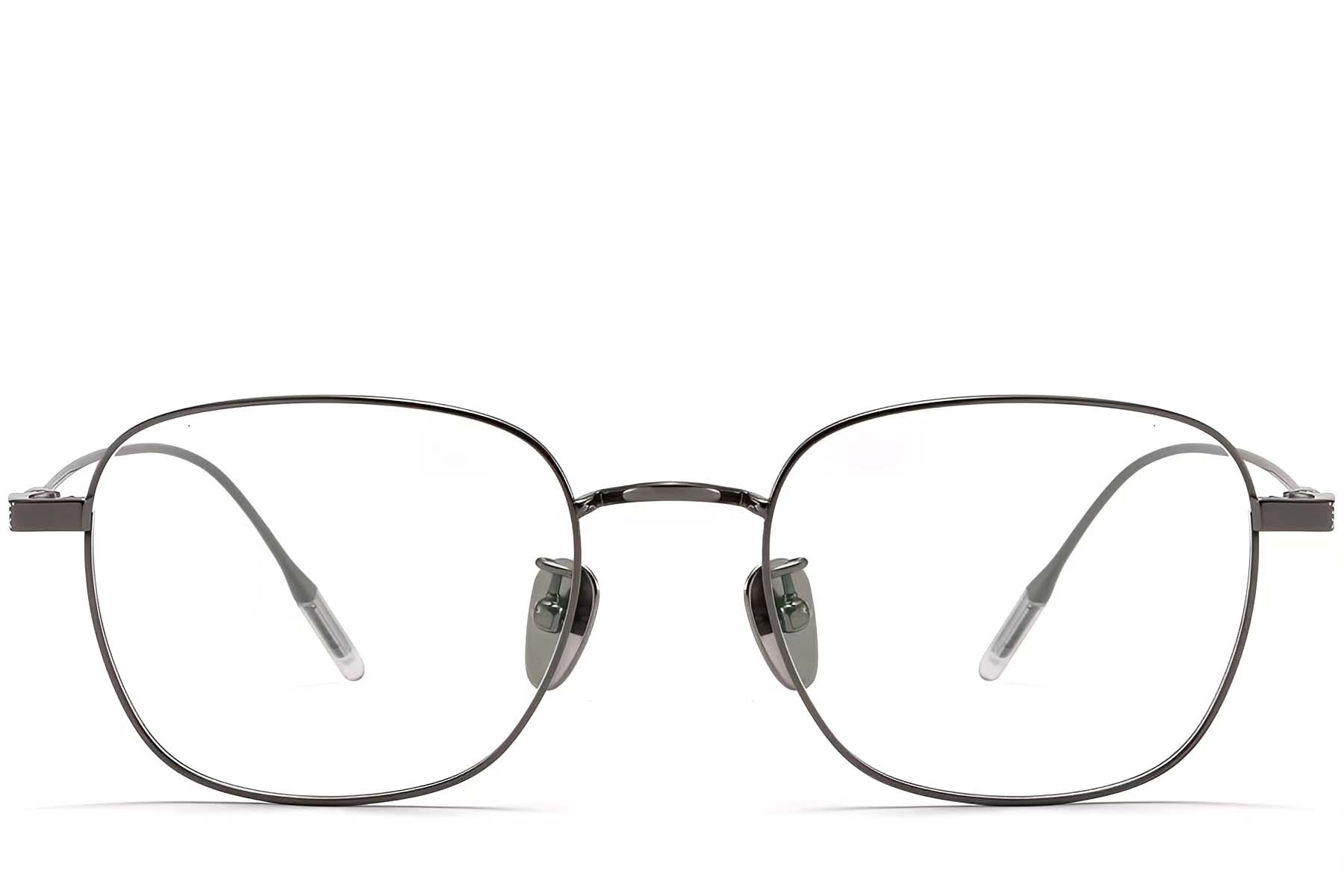 BS1913-0108_Grey_Rectangular_Titanium_Glasses_front