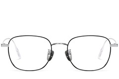 BS1913-0109_Black_Rectangular_Titanium_Glasses_front