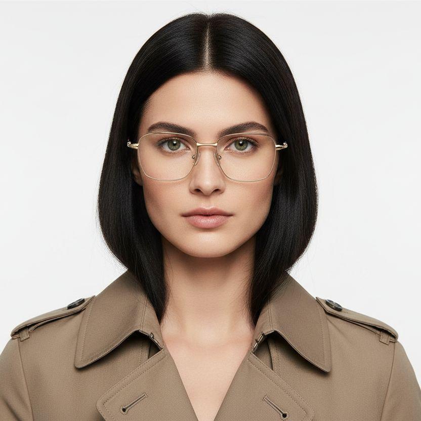 bs1913-0111_golden_rectangular_titanium_glasses_model