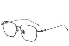 Rechteckige graue Titanbrille #BS1913-0113