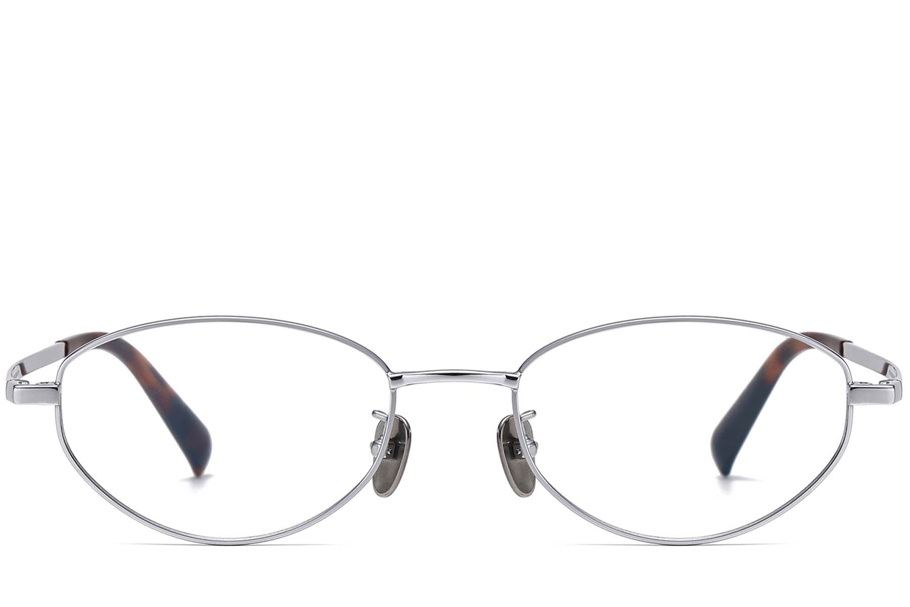 BS1913-0118_Silver_Oval_Titanium_Glasses_front