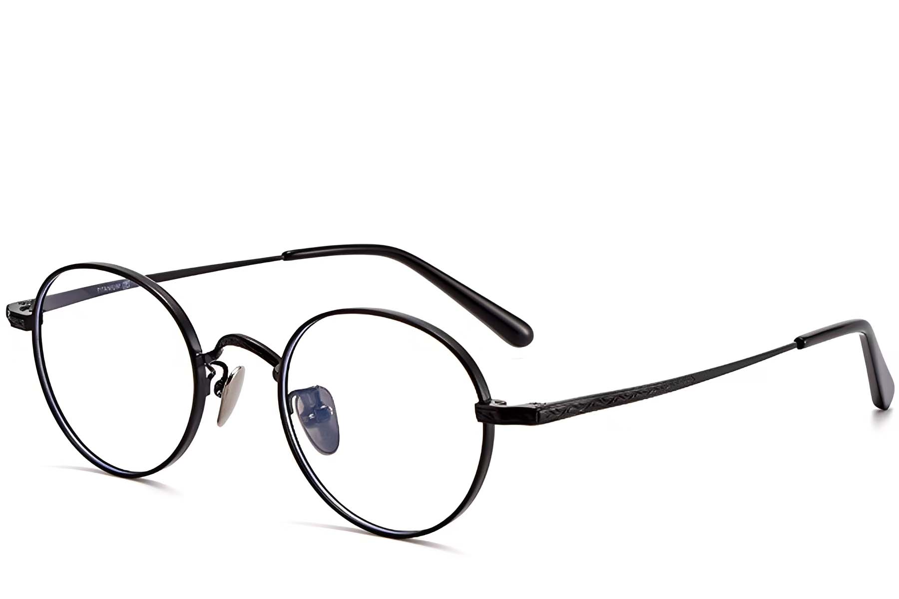 BS1913-0125_Black_Oval_Titanium_Glasses_corner