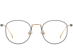 BS1913-0130_Black_Oval_Titanium_Glasses_front