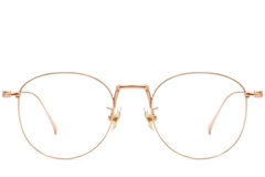 BS1913-0134_Pink_Oval_Titanium_Glasses_front