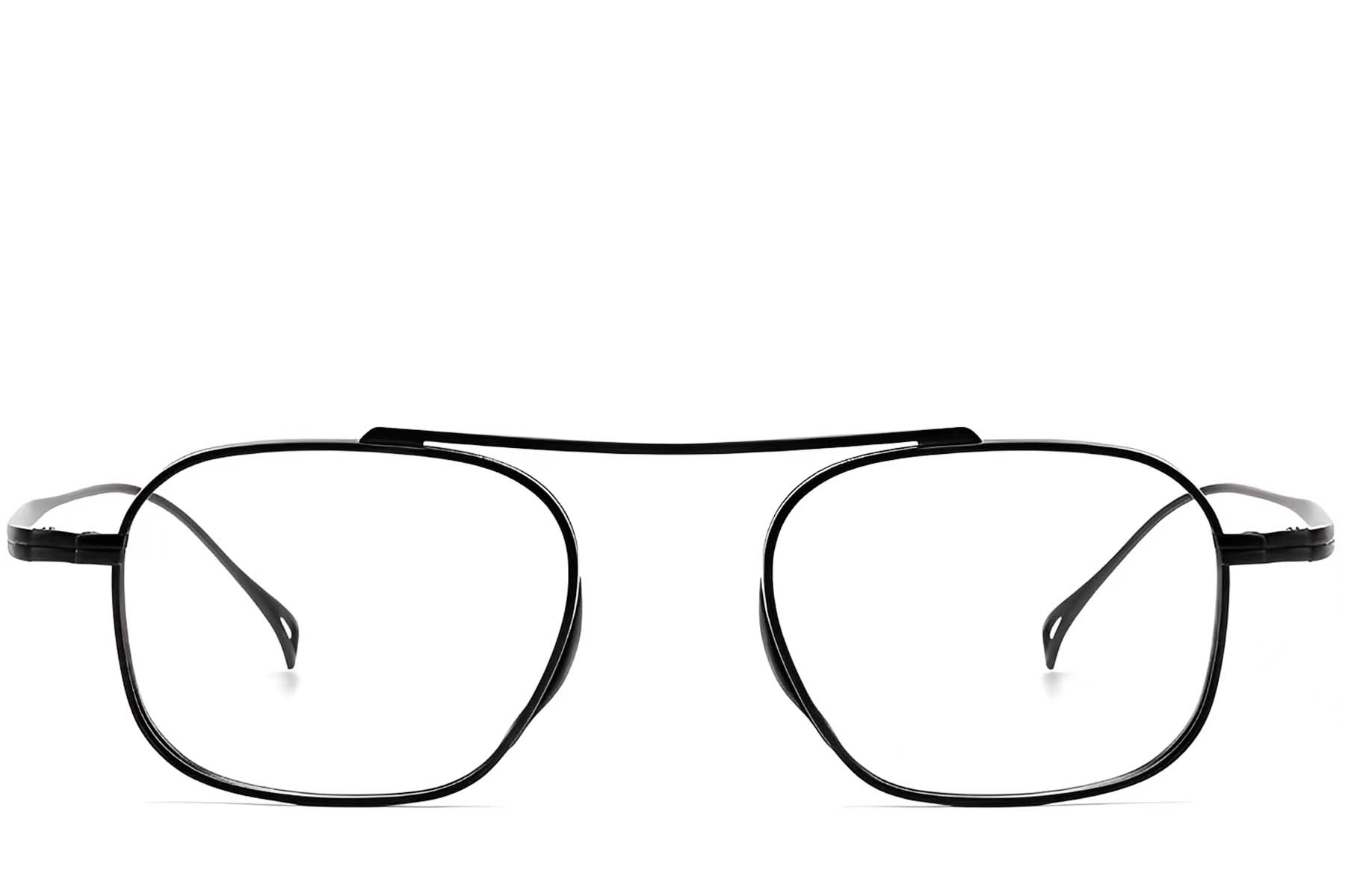 BS1913-0135_Black_Aviator_Titanium_Glasses_front