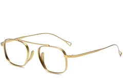 Aviator Gouden Titanium Bril #BS1913-0136