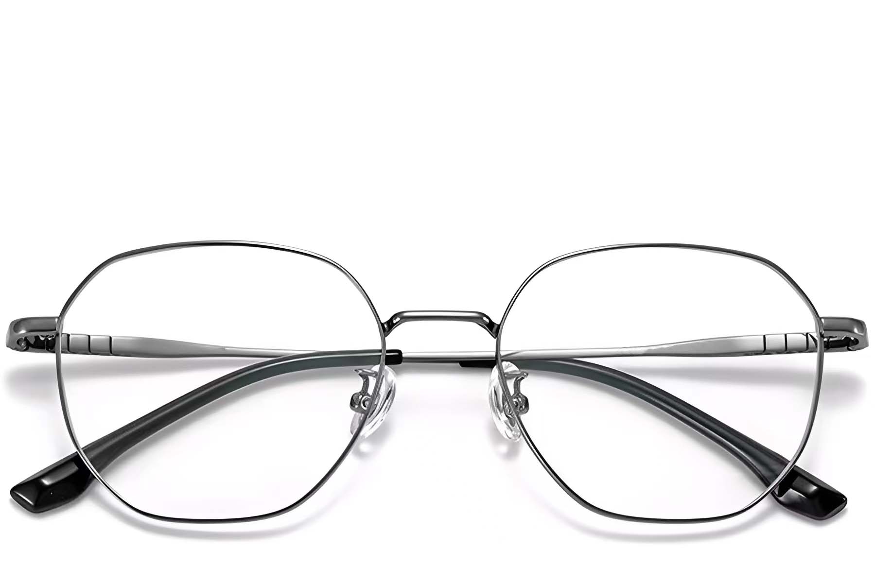 BS1913-0155_Grey_Geometric_Titanium_Glasses_front