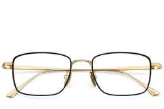 BS1913-0160_Black_Rectangular_Titanium_Glasses_front