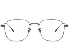 BS1913-0163_Grey_Rectangular_Titanium_Glasses_front