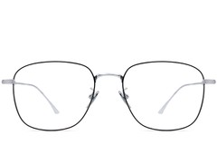 BS1913-0164_Black_Rectangular_Titanium_Glasses_front
