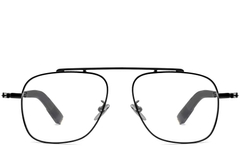 BS1913-0166_Black_Aviator_Titanium_Glasses_front