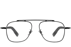BS1913-0166_Black_Aviator_Titanium_Glasses_front