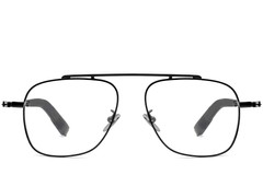 BS1913-0166_Black_Aviator_Titanium_Glasses_front