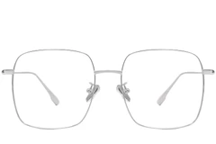 BS1913-0170_Silver_Rectangular_Titanium_Glasses_front