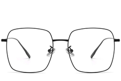 BS1913-0172_Black_Rectangular_Titanium_Glasses_front