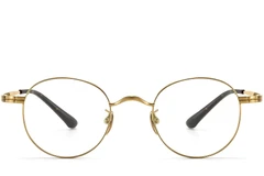 BS1913-0195_Golden_Oval_Titanium_Glasses_front