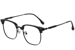 BS1913-0196_Black_Semi-rimless_TR90_Glasses_corner