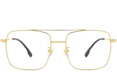 BS1913-0205_Golden_Aviator_Titanium_Glasses_front